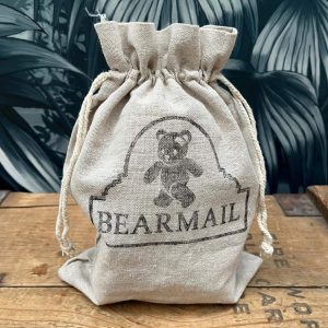 Bear Mail sack with teddy inside