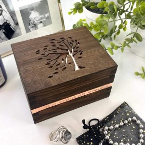 Personalised Tree Trinket Box